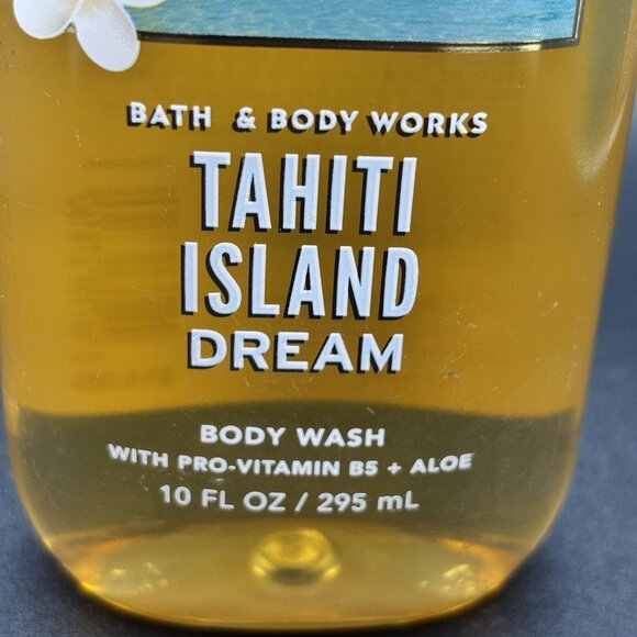 Bath & Body Works Tahiti Island Dream Moisturizing Body Wash Shower Gel 10 oz - Picture 4 of 16